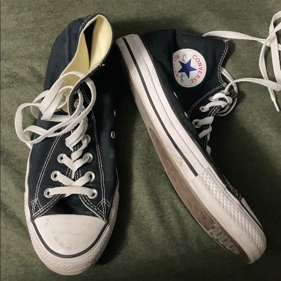 Converse Shoes - black high top converse